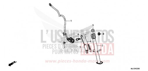 CAVALLETTO LATERALE CBR650FAG di 2016